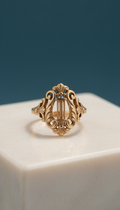 Sterling Silver Halo Ring